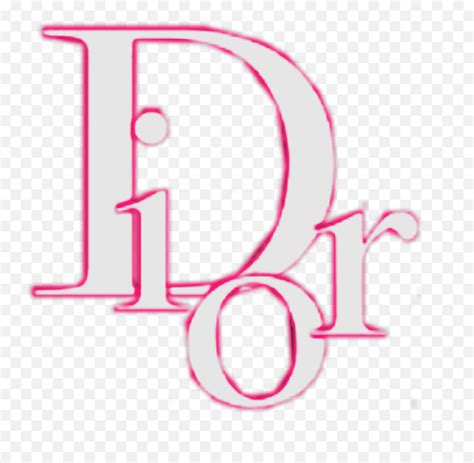 pink dior logo